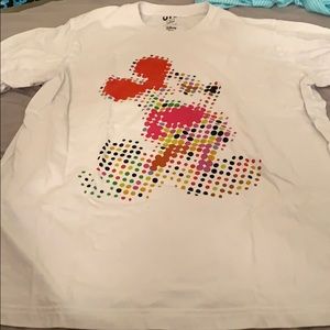 White Mickey Graphic Tee